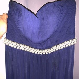 Navy blue formal dress